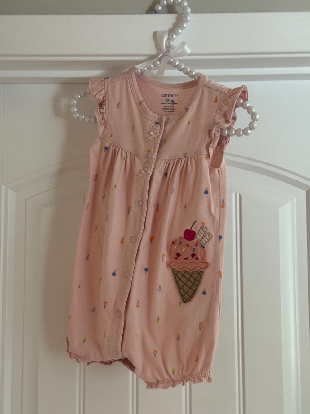 Carter’s Ice Cream Baby Girl 12 Month Romper
